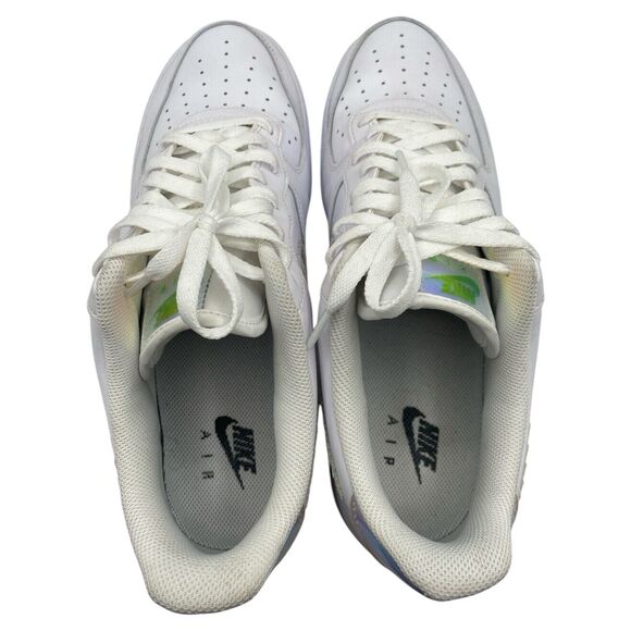 Nike Air Force 1 Low Iridescent Pixel White Multicolor CV1699-100 Men\'s Size 13